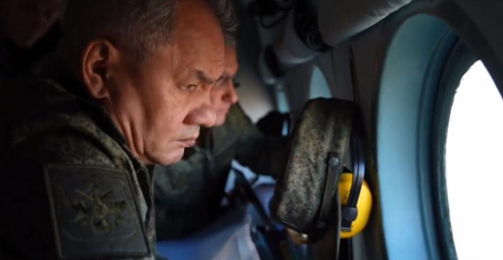 O nouă manipulare de la Kremlin. Șoigu s-a prefăcut că vizitează linia frontului. Unde a fost, de fapt